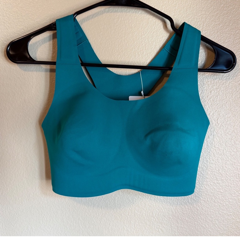 Lululemon Woman's Support Code High-Impact Bra C/D Teal Green XS